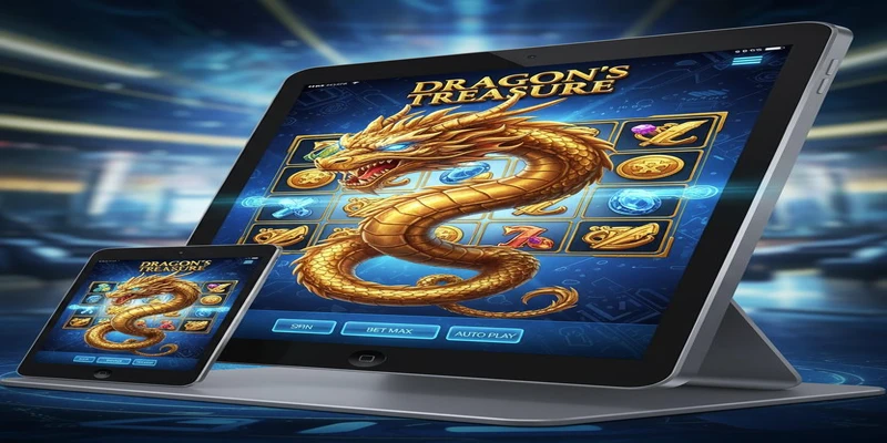 Dragon's Treasure auf Tablet